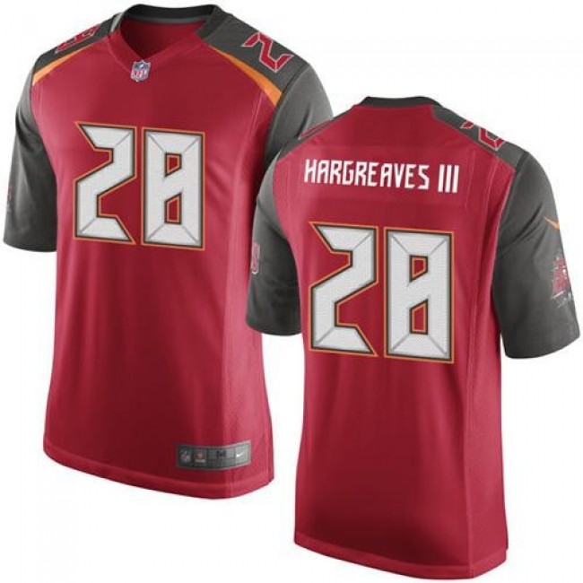Tampa Bay Buccaneers #28 Vernon Hargreaves III Red Team Color Youth Stitched NFL New Elite Jersey