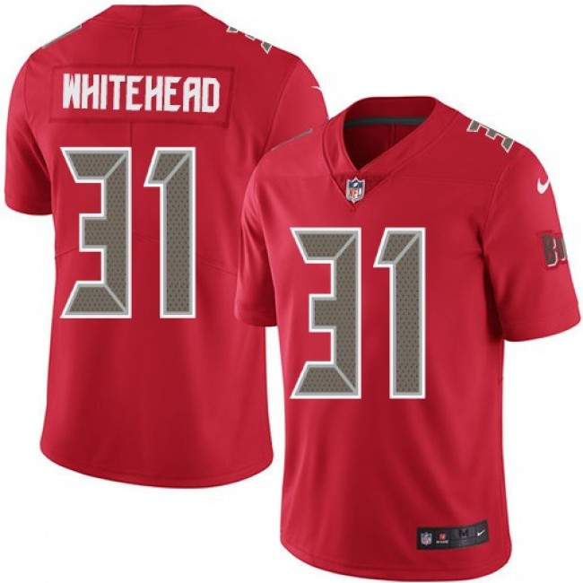 Nike Buccaneers #31 Jordan Whitehead Red Men's Stitched NFL Limited Rush Jersey