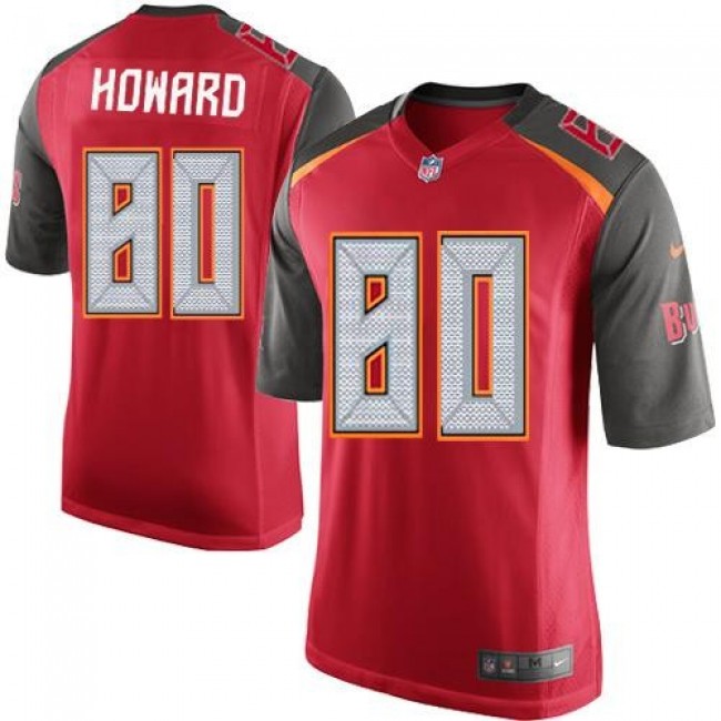 Tampa Bay Buccaneers #80 O. J. Howard Red Team Color Youth Stitched NFL New Elite Jersey