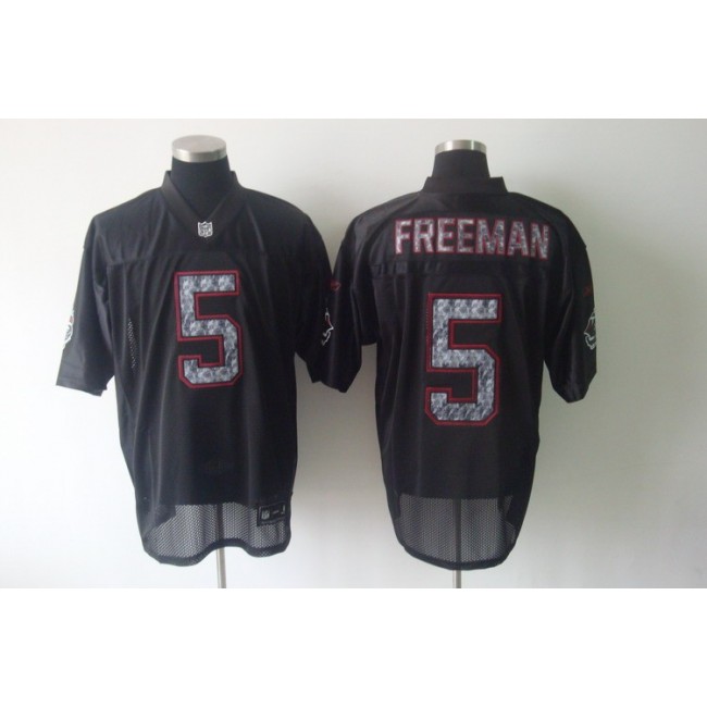 Sideline Black United Buccaneers #5 Josh Freeman Black Stitched NFL Jersey
