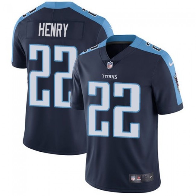 Tennessee Titans #22 Derrick Henry Navy Blue Alternate Youth Stitched NFL Vapor Untouchable Limited Jersey