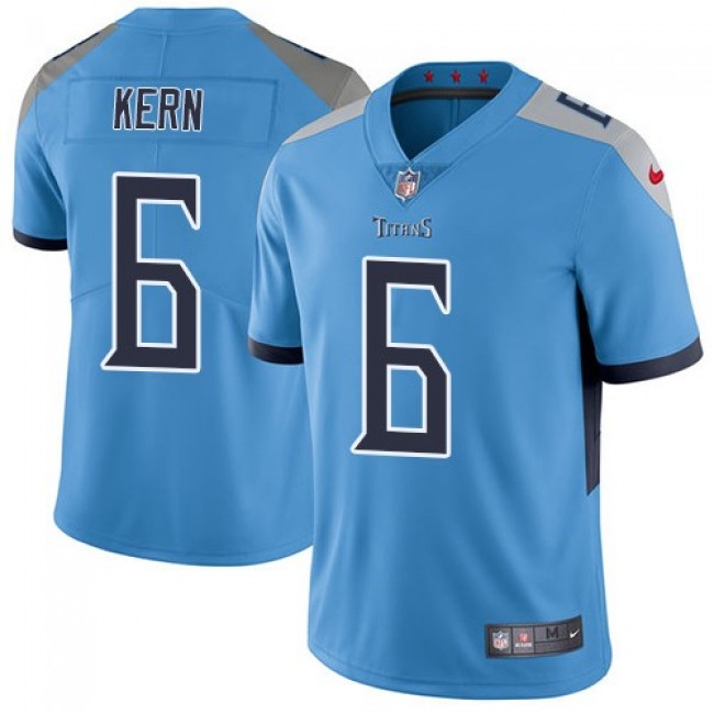 Nike Titans #6 Brett Kern Light Blue Alternate Men's Stitched NFL Vapor Untouchable Limited Jersey