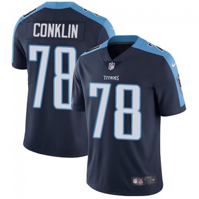 Tennessee Titans #78 Jack Conklin Navy Blue Alternate Youth Stitched NFL Vapor Untouchable Limited Jersey
