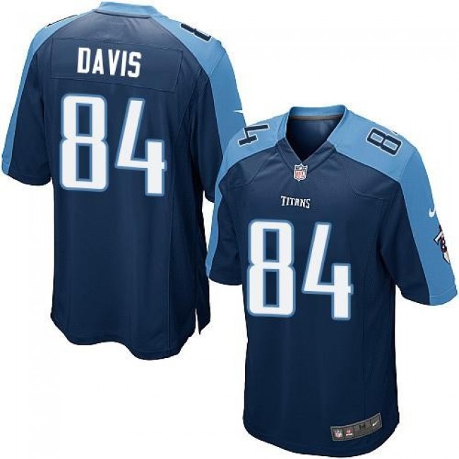 Tennessee Titans #84 Corey Davis Navy Blue Alternate Youth Stitched NFL Elite Jersey
