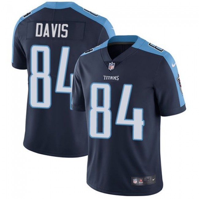 Tennessee Titans #84 Corey Davis Navy Blue Alternate Youth Stitched NFL Vapor Untouchable Limited Jersey