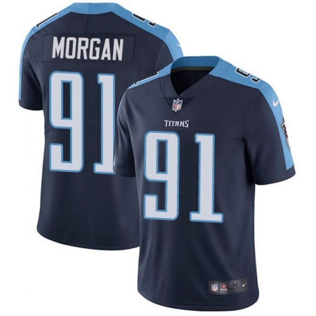 Tennessee Titans #91 Derrick Morgan Navy Blue Alternate Youth Stitched NFL Vapor Untouchable Limited Jersey