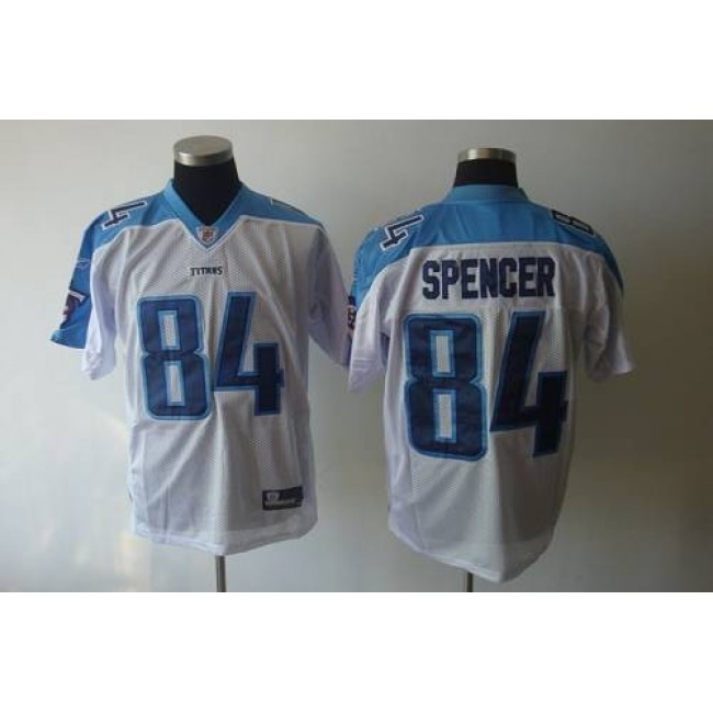 Titans #84 Owen Spencer White Stitched NFL Jersey
