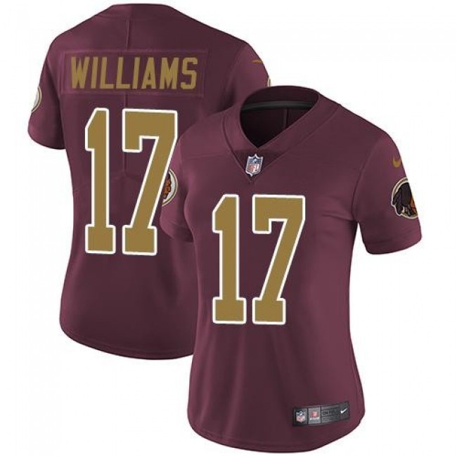 Women's Redskins #17 Doug Williams Burgundy Red Alternate Stitched NFL Vapor Untouchable Limited Jersey