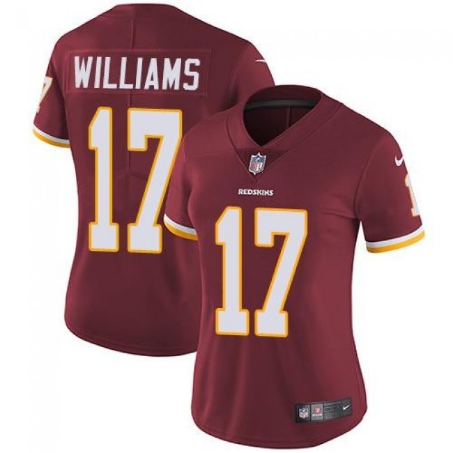 Women's Redskins #17 Doug Williams Burgundy Red Team Color Stitched NFL Vapor Untouchable Limited Jersey