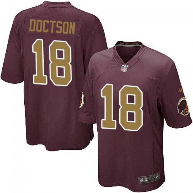 Washington Redskins #18 Josh Doctson Burgundy Red Alternate Youth Stitched NFL Elite Jersey