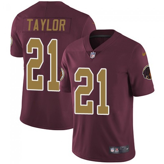 Washington Redskins #21 Sean Taylor Burgundy Red Alternate Youth Stitched NFL Vapor Untouchable Limited Jersey