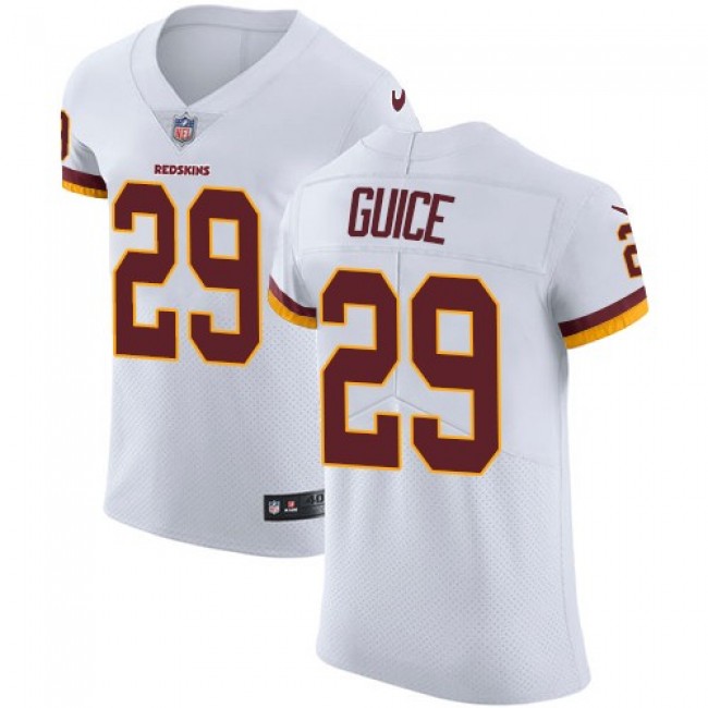 Nike Redskins #29 Derrius Guice White Men's Stitched NFL Vapor Untouchable Elite Jersey