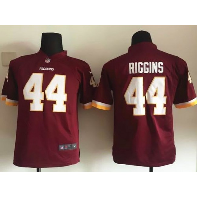 Washington Redskins #44 John Riggins Burgundy Red Team Color Youth Stitched NFL Elite Jersey