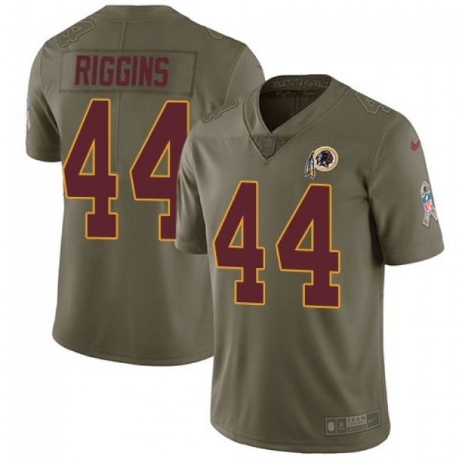 Nike Redskins #44 John Riggins Olive Men's Stitched NFL Limited 2017 Salute to Service Jersey