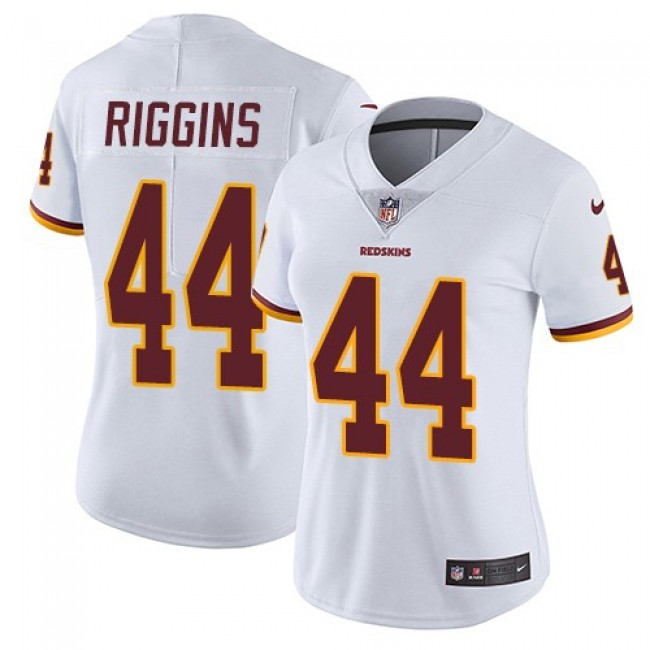 Women's Redskins #44 John Riggins White Stitched NFL Vapor Untouchable Limited Jersey