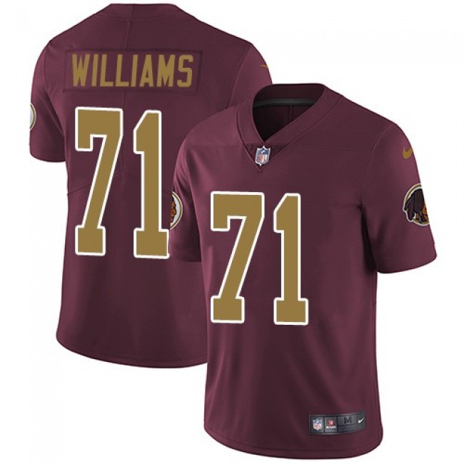 Washington Redskins #71 Trent Williams Burgundy Red Alternate Youth Stitched NFL Vapor Untouchable Limited Jersey