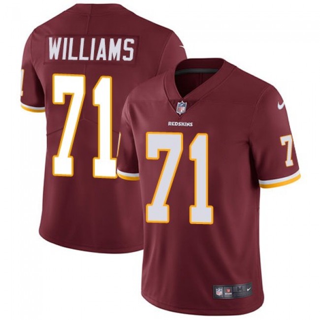 Washington Redskins #71 Trent Williams Burgundy Red Team Color Youth Stitched NFL Vapor Untouchable Limited Jersey