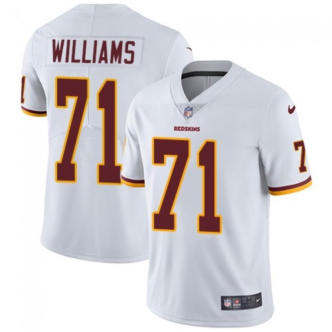 Washington Redskins #71 Trent Williams White Youth Stitched NFL Vapor Untouchable Limited Jersey