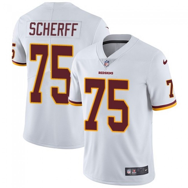 Washington Redskins #75 Brandon Scherff White Youth Stitched NFL Vapor Untouchable Limited Jersey