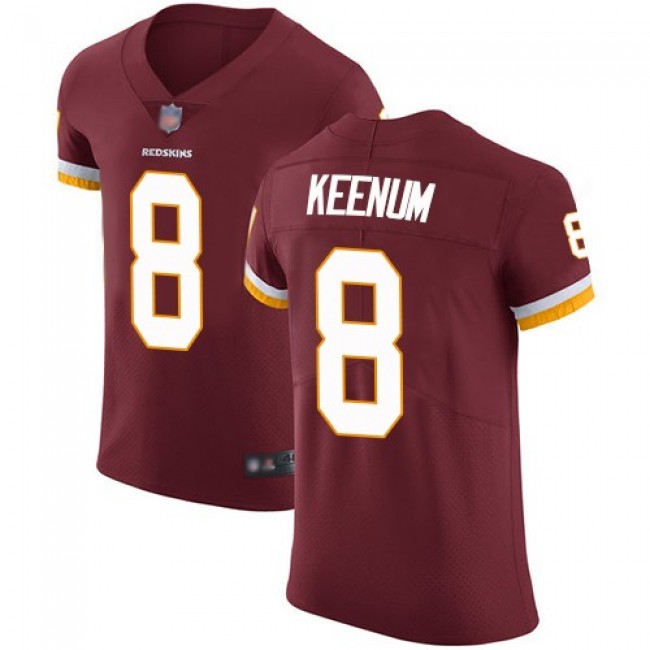 Nike Redskins #8 Case Keenum Burgundy Red Team Color Men's Stitched NFL Vapor Untouchable Elite Jersey