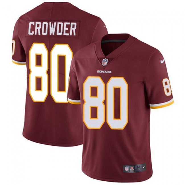 Washington Redskins #80 Jamison Crowder Burgundy Red Team Color Youth Stitched NFL Vapor Untouchable Limited Jersey