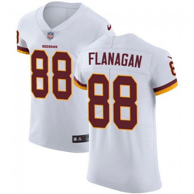 Nike Redskins #88 Matt Flanaga White Men's Stitched NFL Vapor Untouchable Elite Jersey