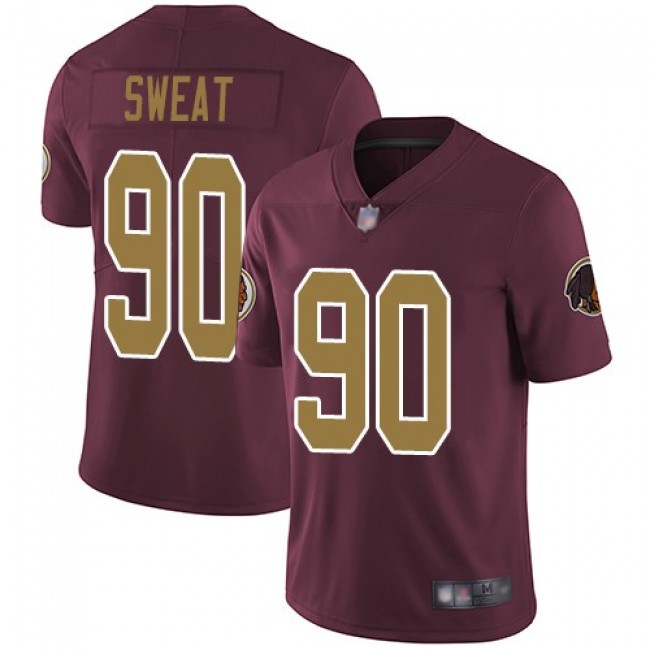 Nike Redskins #90 Montez Sweat Burgundy Red Alternate Men's Stitched NFL Vapor Untouchable Limited Jersey