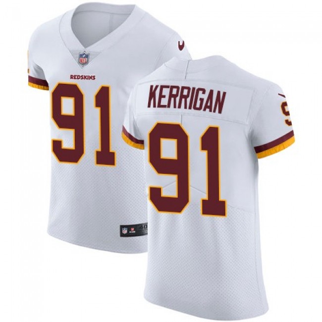 Nike Redskins #91 Ryan Kerrigan White Men's Stitched NFL Vapor Untouchable Elite Jersey