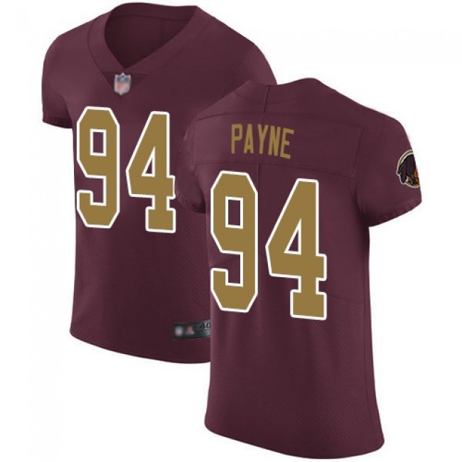 Nike Redskins #94 Da'Ron Payne Burgundy Red Alternate Men's Stitched NFL Vapor Untouchable Elite Jersey